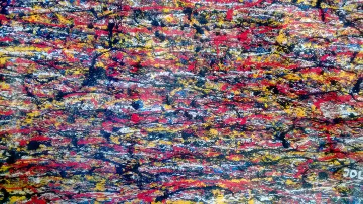 Traços com Vermelho, œuvre de Jose Luiz dos Santos