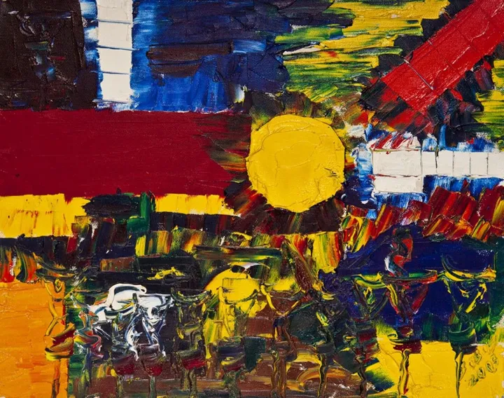African Sun, artwork by Akpan Usoroh
