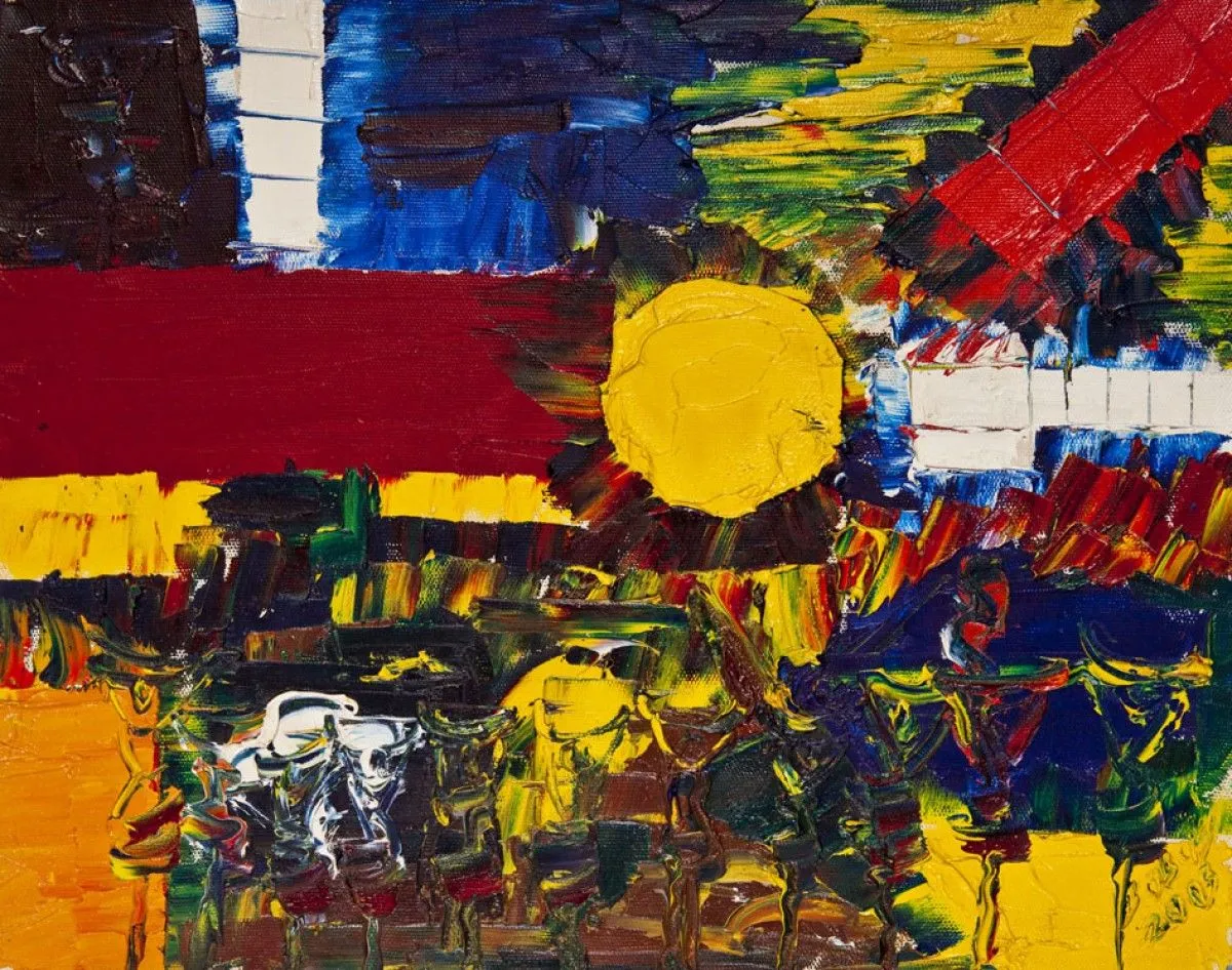 African Sun, artwork by Akpan Usoroh