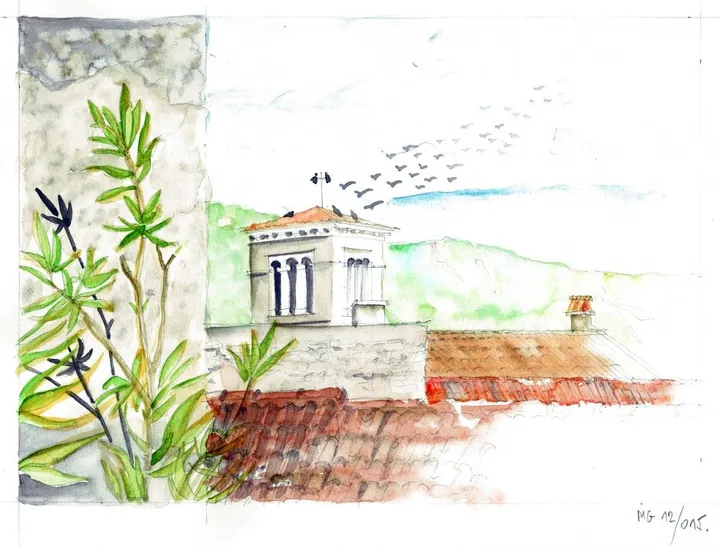 From my Terrace 2, artwork by Goran Martinovic