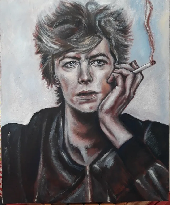 David Bowie 1977 Heroes, œuvre de Nikita Victoriya