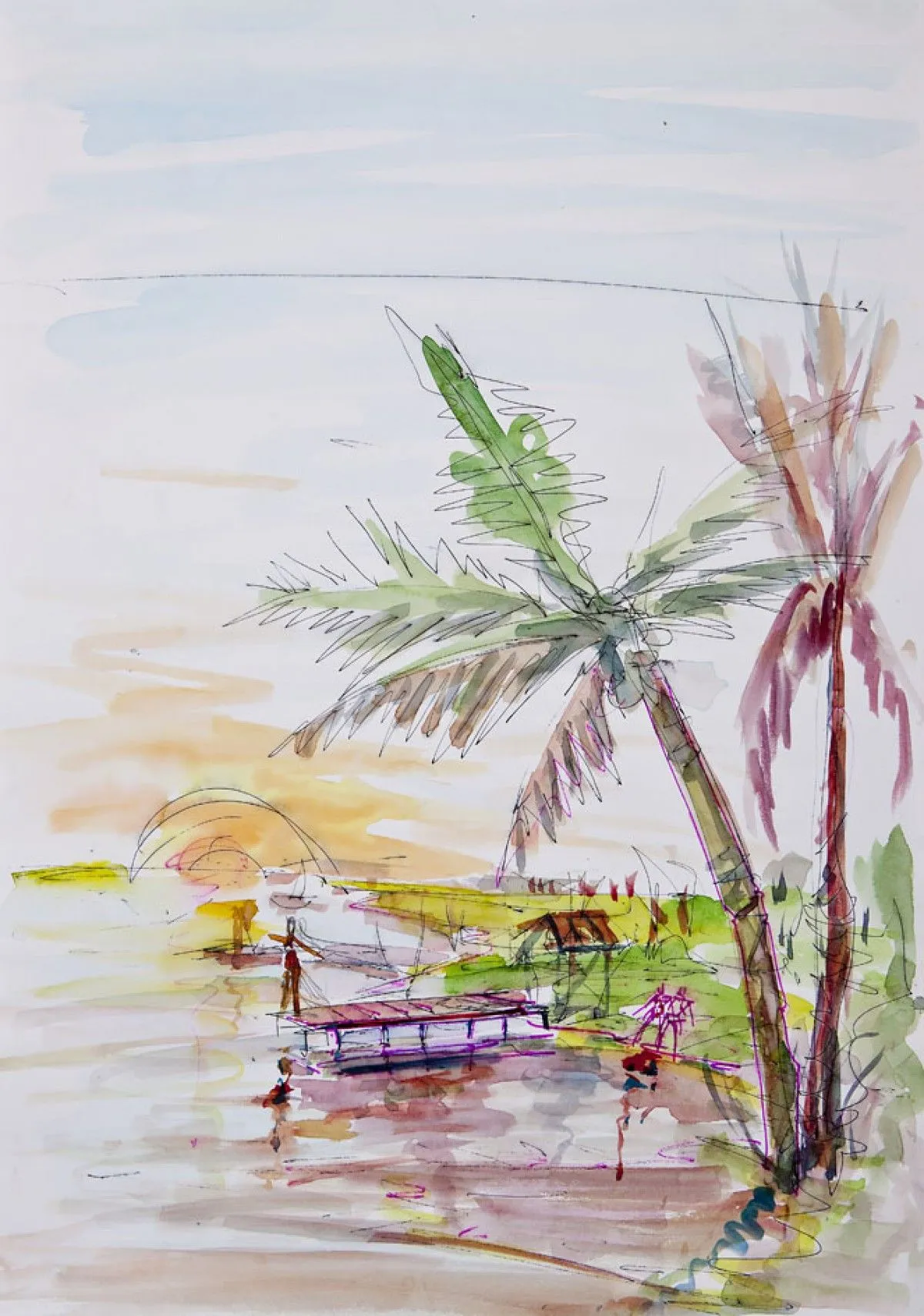 wild beach, œuvre de Akpan Usoroh