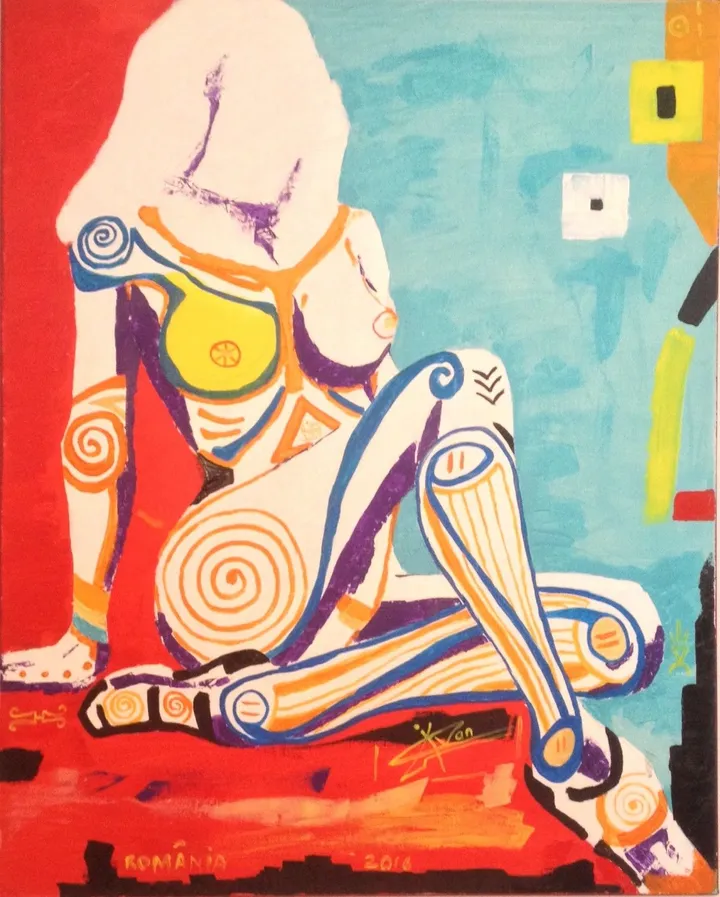 Admiring what is beautiful, artwork by Laurentiu IVAN-CONDRACHE