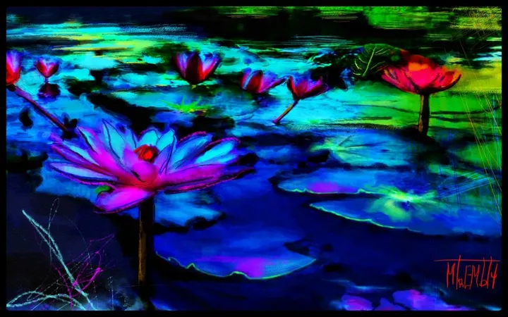 LOTUS DE PÂQUES, artwork by MiCheline Tremblay