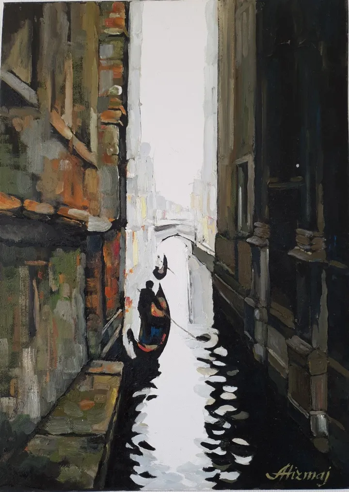 Venise, artwork by Astrit HIZMAJ