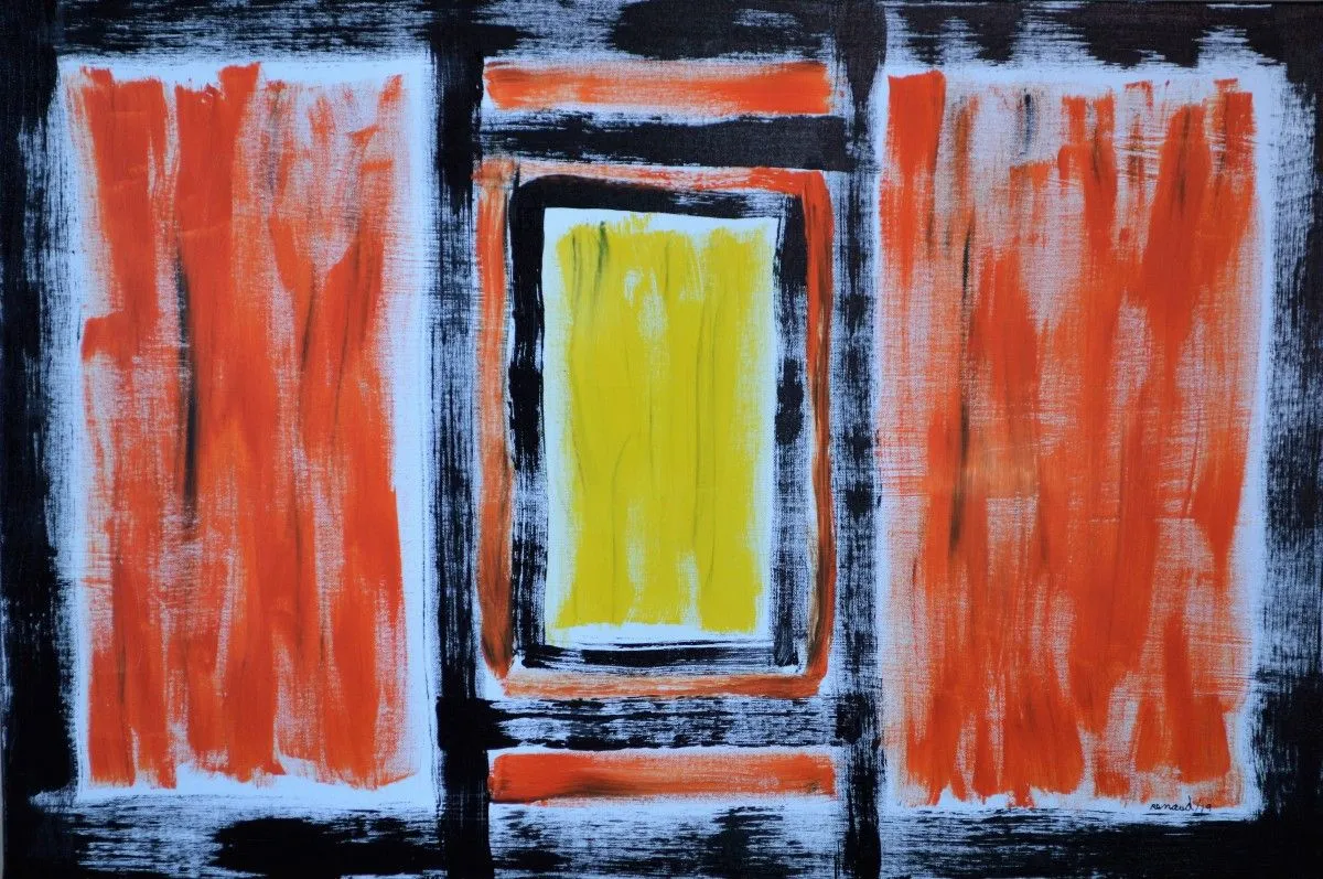 Composition 19-1, artwork by Marcel Renaud