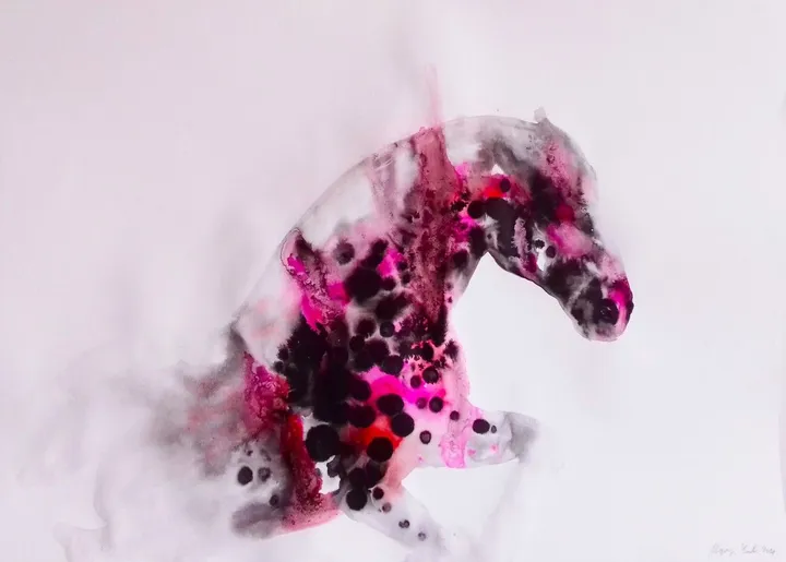 Appaloosa Horse, artwork by marija colic