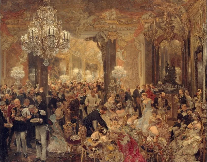 Adolph Menzel – Le Souper au bal