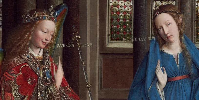 L’Annonciation de Jan van Eyck