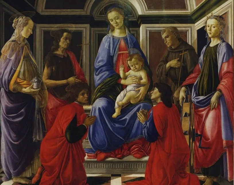 La Vierge à l'Enfant avec six saints