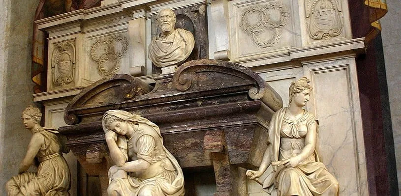 Le tombeau de Michel-Ange