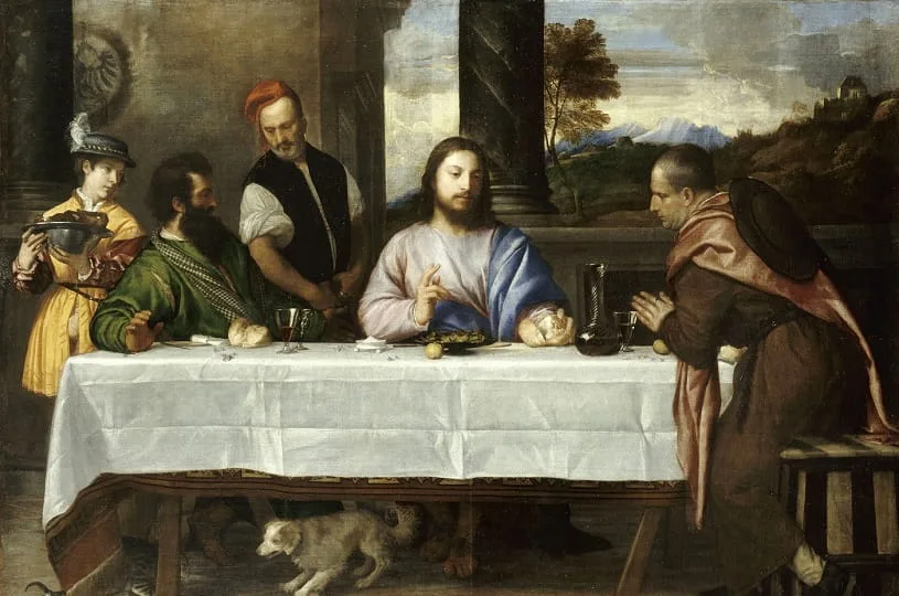 Pèlerins d'Emmaüs by Titian