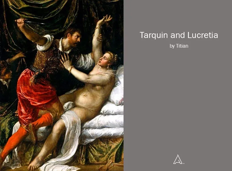 Tarquin and Lucretia by Titian