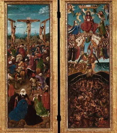 La Crucifixion et le Jugement dernier