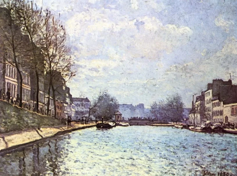 Vue du canal Saint-Martin